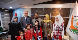 Cumhurbaşkanı Erdoğan Şehit Yakınları İle Görüştü
