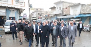 Başkan Beyazgül "Tel Abyad'da Suriyeli vatandaşlarla bir araya geldik"