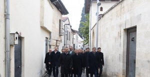 Başkanlar Şahinbey'de İncelemelerde Bulundular.