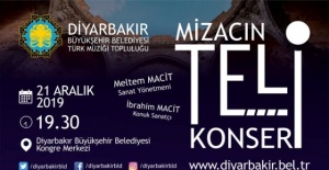 Diyarbakır Büyükşehir'den  "MİZACIN TELİ" konseri'ne davet