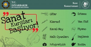 Diyarbakır Büyükşehir "Sanat Kurslarımız Başlıyor, Geç Kalmayın"