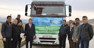Şırnak Belediye Başkanı Yarka,"Şırnak Elazığ'ın Yanında"
