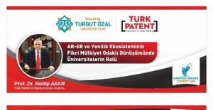 Türk Patent Kurumu Başkanı Prof. Dr. Asan MTÜ’de konferans verecek