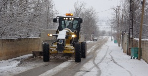 Bozova Belediyesi "karla mücadele aralıksız olarak devam ediyor"