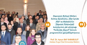 Malatya Turgut Özal Üniversitesinde  "Farkında Mıyız?"