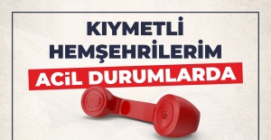 Başkan Gürkan "çağrı merkezlerine ulaşabilirsiniz..."