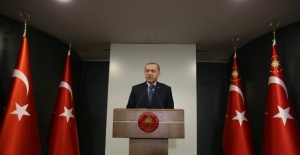 Cumhurbaşkanı Erdoğan:"30 büyükşehrimiz ile Zonguldak ilimizi belirli istisnalar haricinde araç giriş çıkışına kapatıyoruz."