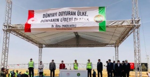 60 bin dekar alanı suya kavuşturacak Ceylanpınar Sulama Projesinin açılışı yapıldı