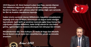 Başkan Kaya "Gazi Paşa, esarete düşman Türk Milletinin bağımsızlık sevdasını da kendine yoldaş edinmişti"