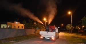Hilvan Belediyesinden Sivrisinekle mücadele çalışması