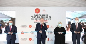 Sancaktepe'de 45 günde inşa edilen Prof. Dr. Feriha Öz Acil Durum Hastanesi hizmete açıldı