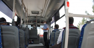 Şanlıurfa'da Özel Halk Otobüslerinde Muavin uygulaması kaldırıldı.
