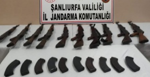 Şanlıurfa İl Jandarma'dan Silah ve Mühimmat Kaçakçılarına Operasyon