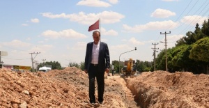 Akçakale Belediye Başkanı Yalçınkaya "İçme suyu ve drenaj sorununu kökten çözüyoruz"