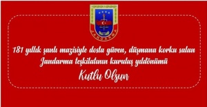 Erbülbül " Jandarma Teşkilatımızın kuruluş yıl dönümünü kutlu olsun"