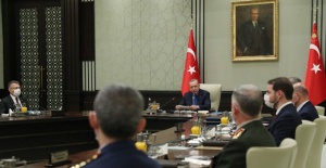 Milli Güvenlik Kurulu, Cumhurbaşkanı Erdoğan başkanlığında Cumhurbaşkanlığı Külliyesi'nde toplandı.