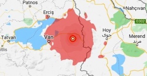 Van’ın Özalp'ta 5,4 büyüklüğünde deprem!