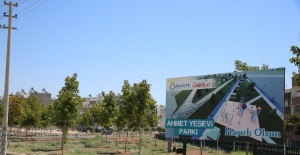 Ahmet Yesevi'deki yeni parklarda çalışmalar devam ediyor