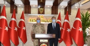 Diyarbakır Jandarma Bölge Komutanından Vali Şahin'e Nezaket Ziyareti
