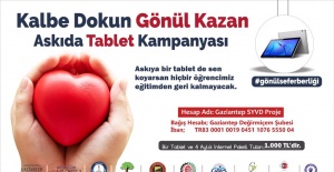 Gaziantep Valiliği "Hedef 100 bin tablet"
