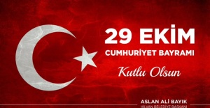 Başkan Bayık "29 Ekim Cumhuriyet Bayramımız kutlu olsun"