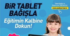 Başkan Çınar “Bir Tablet Bağışla Eğitimin Kalbine Dokun”