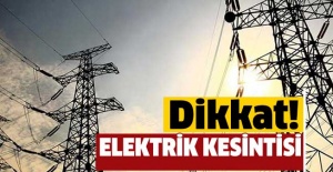 Şanlıurfa'da planlı elektrik kesintisi yapılacak.