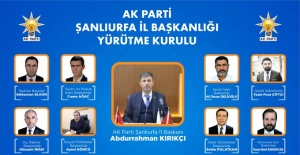 AK Parti Şanlıurfa İl Yürütme Kurulu Açıklandı