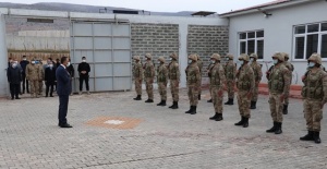 Vali Hacıbektaşoğlu "Eruh/Yeni Çizmeli Jandarma Karakol Komutanlığını ziyaret etti"
