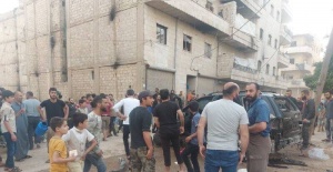 Afrin’de gerçekleştirilen bombalı terör saldırısında 5 çocuk yaralandı.