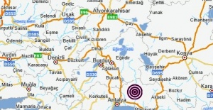 Antalya Manavgat merkezli 3.5 büyüklüğünde deprem