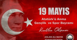 Bayık "19 Mayıs Atatürk'ü Anma, Gençlik ve Spor Bayramını kutluyorum"