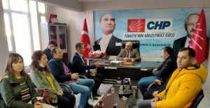 Sendika Yöneticilerinden CHP Şanlıurfa İl Başkanlığına Ziyaret