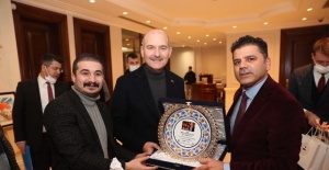 Barış Pınarı FM’den İçişleri Bakanı Soylu’ya Ziyaret