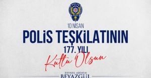 Başkan Beyazgül "Türk Polis Teşkilatı'mızın kuruluşunun 177. yıldönümü kutlu olsun"