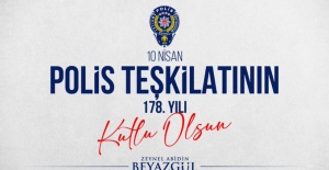 Başkan Beyazgül "Türk Polis Teşkilatı'mızın kuruluşunun 178. yıl dönümü kutlu olsun"