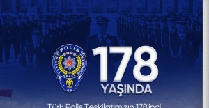 Bugün, Türk Polis Teşkilatı’mızın 178. kuruluş yıl dönümü!