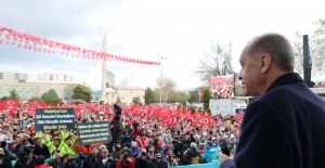 Cumhurbaşkanı Erdoğan "Deprem bölgesindeki 14 milyon vatandaşımız rahata kavuşmadan biz de kendimizi rahat hissetmeyeceğiz"