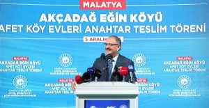 Bakan Özhaseki "Malatya şehir merkezinde 22 bin konutumuza başlıyoruz"