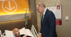 Cumhurbaşkanı Erdoğan Özcan'ı ziyaret etti.