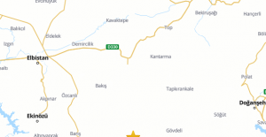 Nurhak (Kahramanmaraş) 4.1 Büyüklüğünde Deprem.
